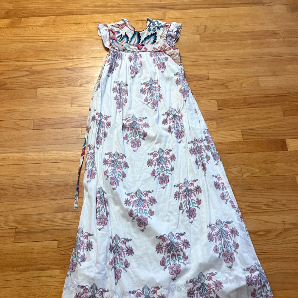 Alix of Bohemia Gia Contessa Dress | White Multi Print Maxi S - Picture 2 of 7
